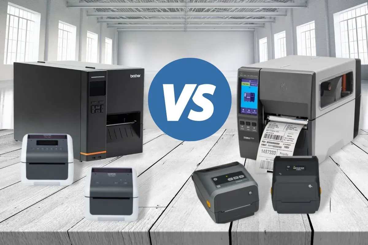Drukarka etykiet termicznych Zebra lub Brother