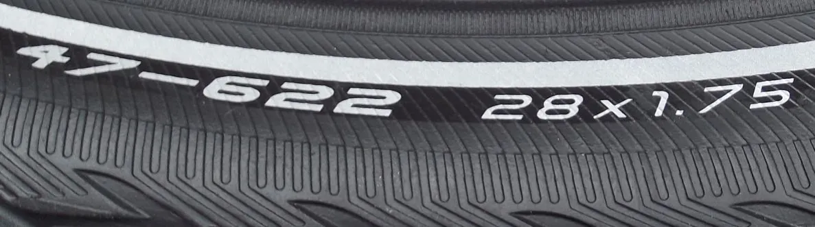 oznaczenie ETRTO na oponie rowerowej