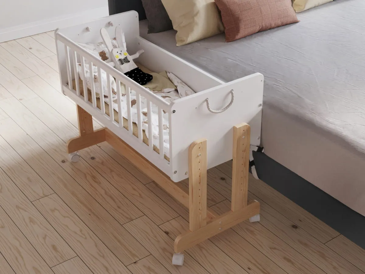 przerobione ł&oacute;żeczko dziecięce ławka biurko regał