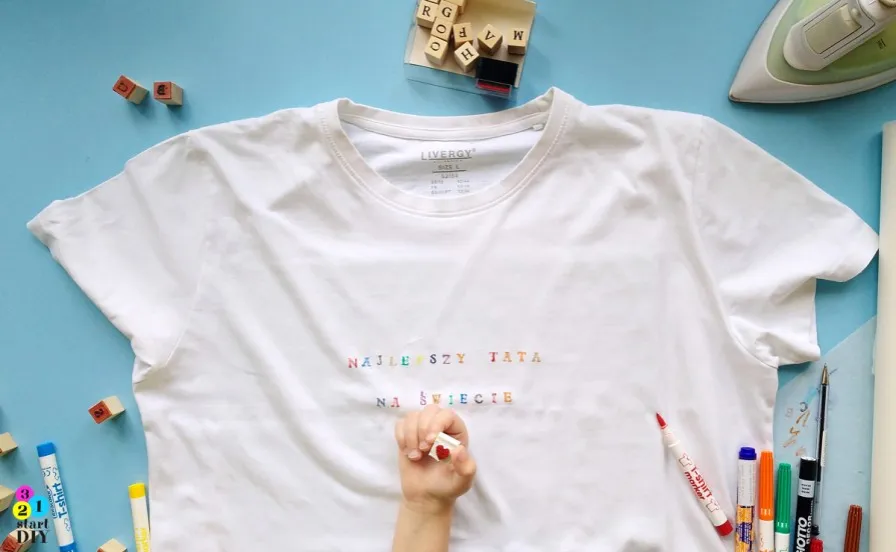 personalizowana koszulka diy dla chłopaka