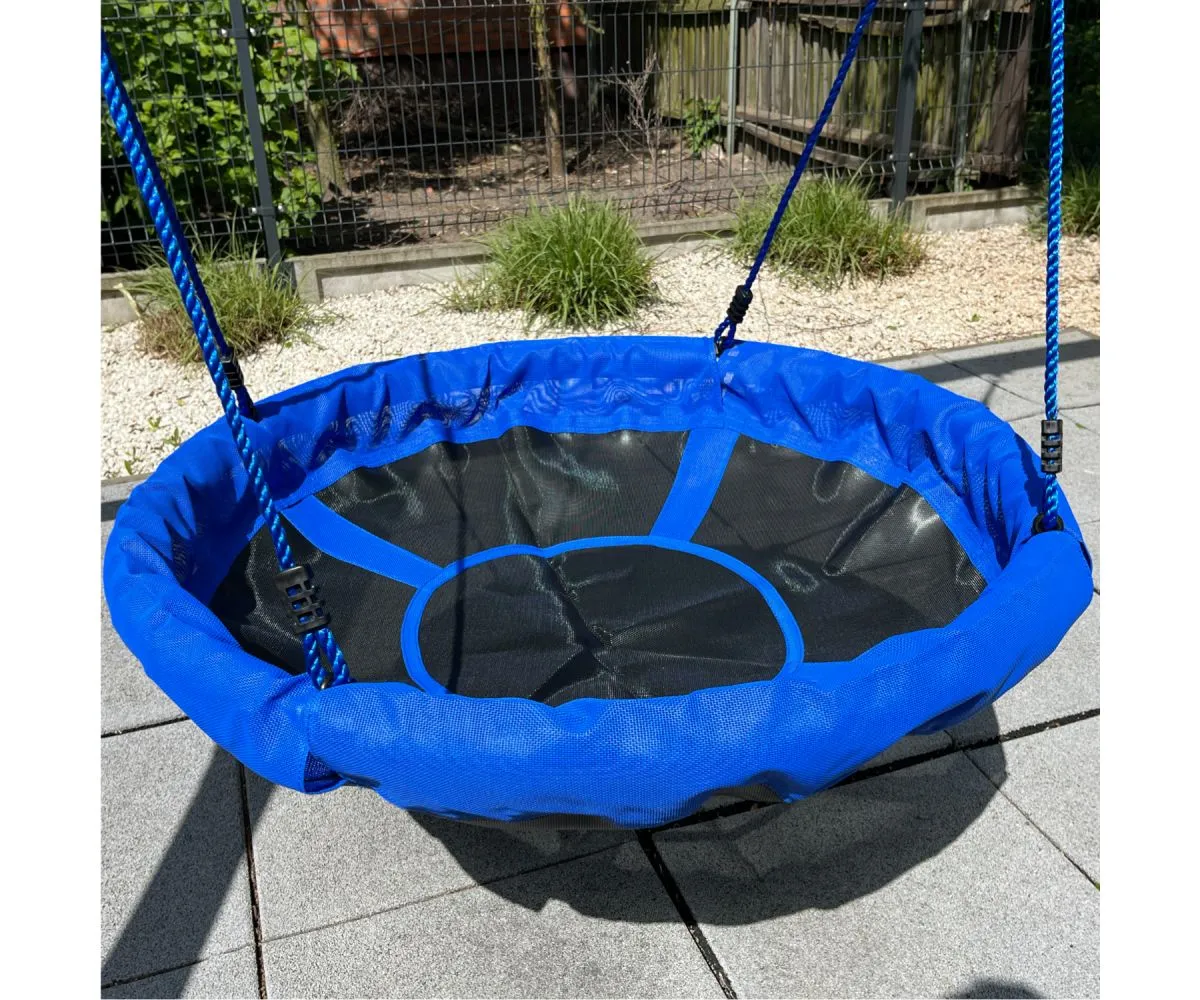 huśtawka bocianie gniazdo uszkodzenia liny rama siedzisko