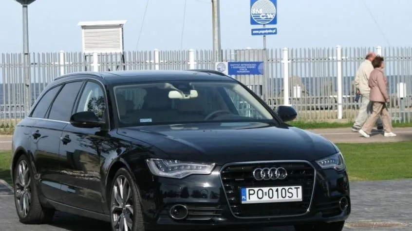 Audi A6 C7 Avant na autostradzie