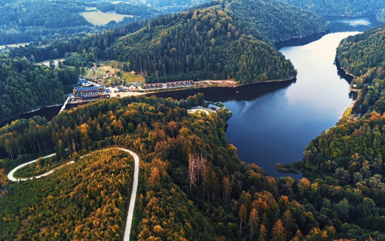 Jeziora Śląskie widoki krajobraz