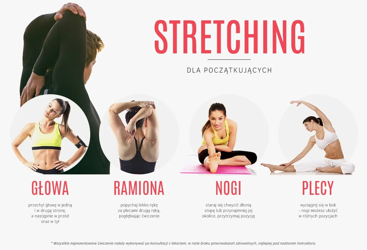 różne rodzaje stretchingu ćwiczenia