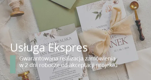 Eleganckie, stylowe zaproszenia na różne okazje leżące na stole