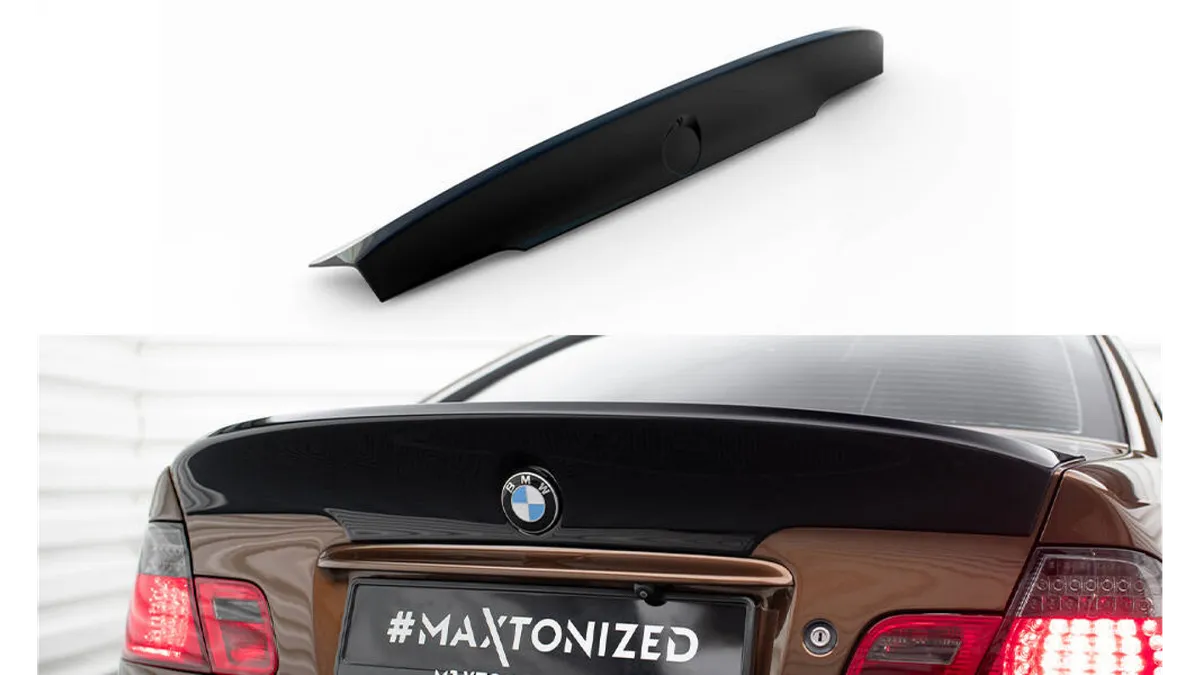 Rodzaje spoilerów BMW E46 (M-pakiet, CSL, GT)