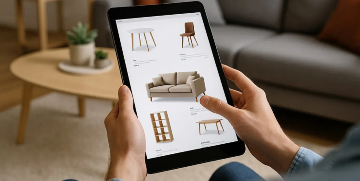 Zakupy mebli online różne sklepy