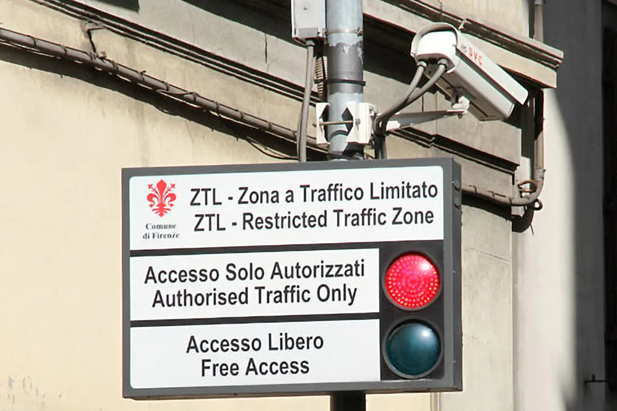 strefa ZTL Florencja znak