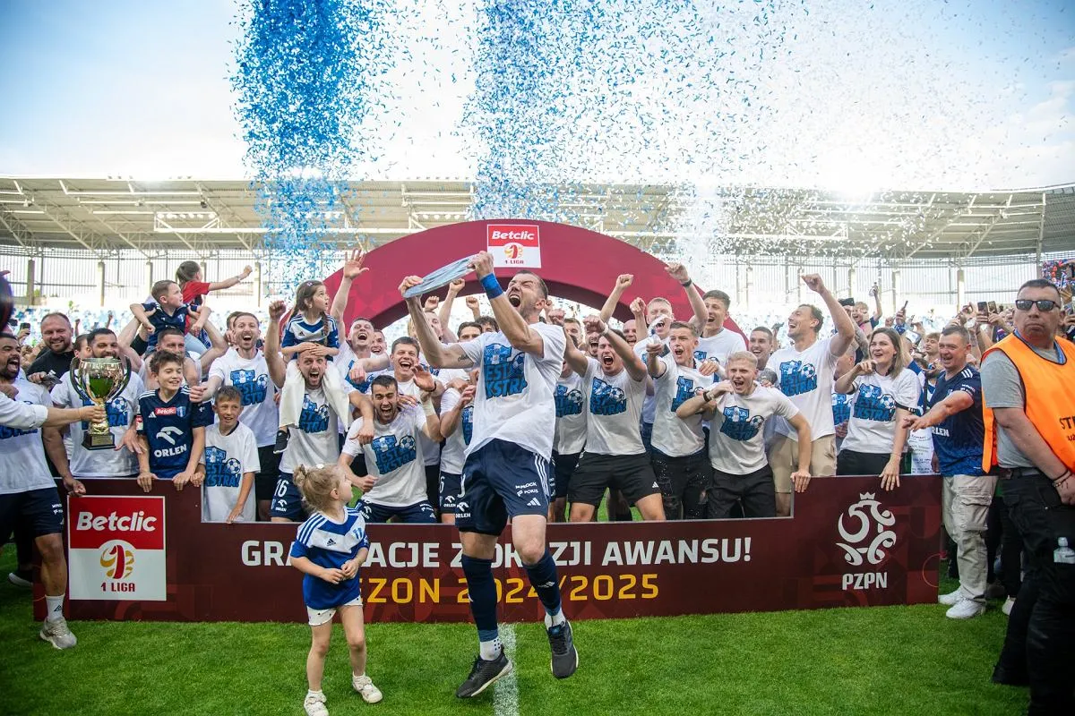 Wisła Płock awans do Ekstraklasy radość