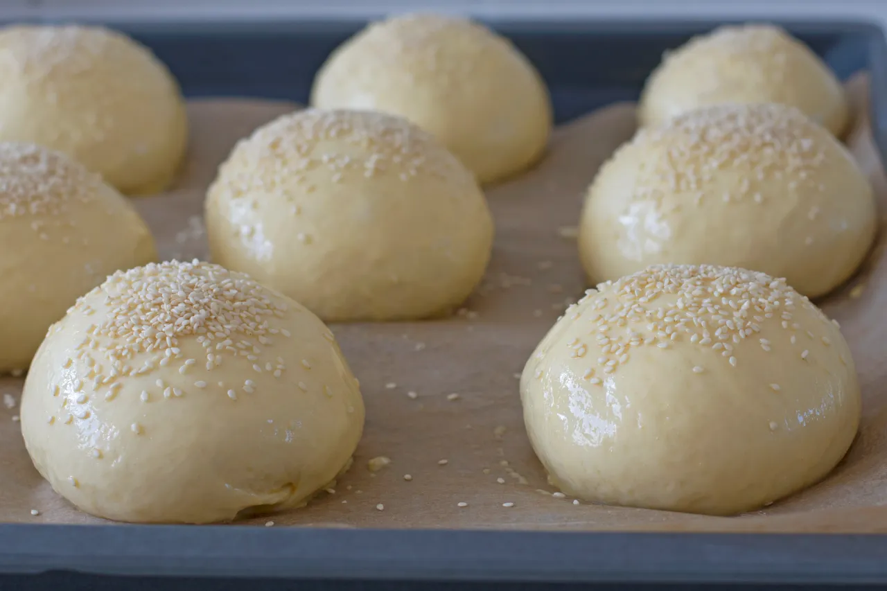 problemy z ciastem na bułki hamburgerowe