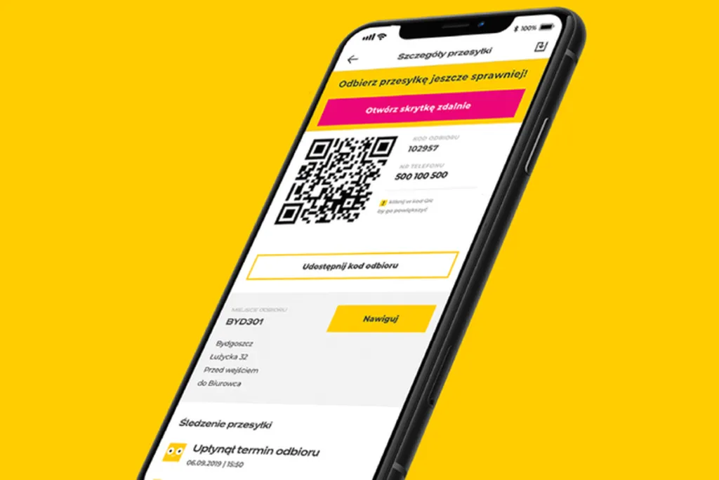 InPost Mobile aplikacja śledzenie paczki