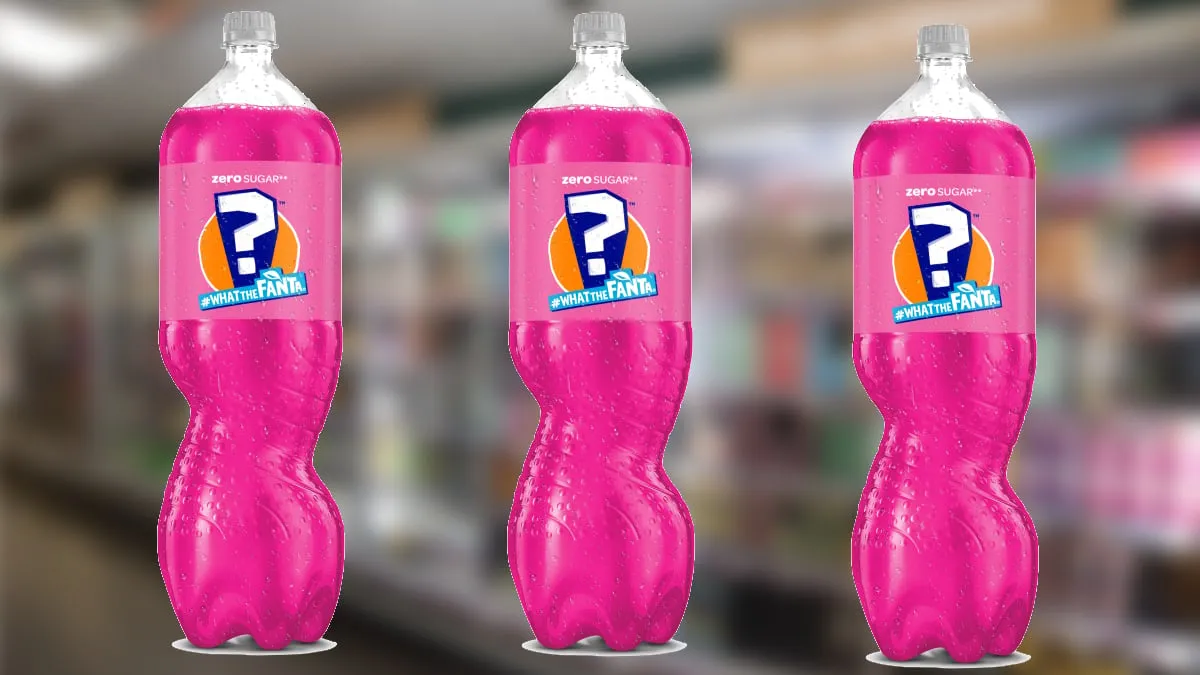 Fanta #WhatTheFanta campaign colors bottles