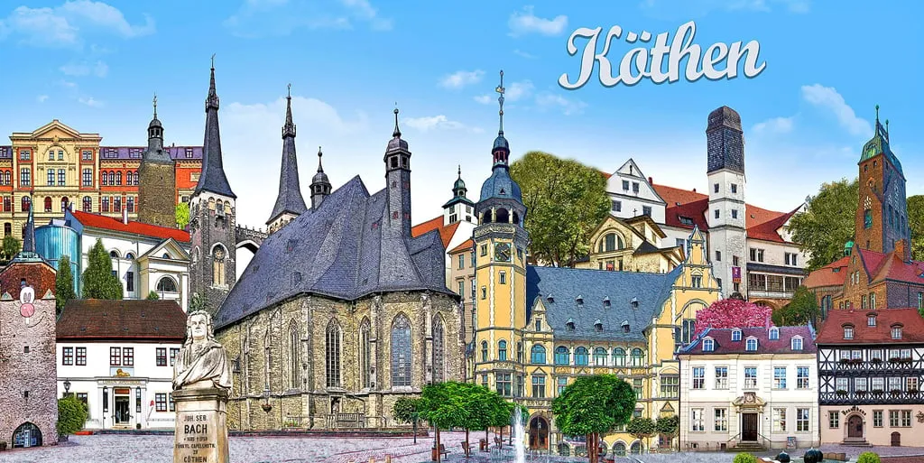 Collage Sehensw&uuml;rdigkeiten Sachsen-Anhalt