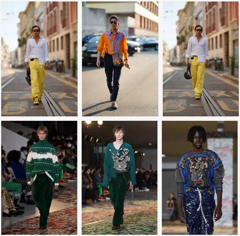 french tuck męski stylizacja