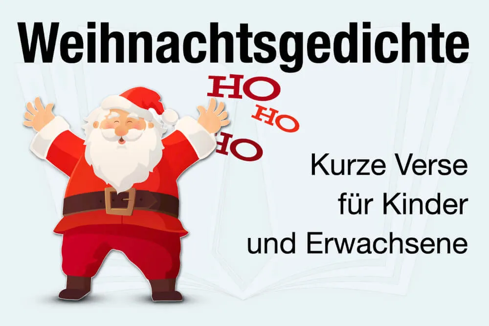 Auswahl kurzer Weihnachtsgedichte f&uuml;r verschiedene Anl&auml;sse