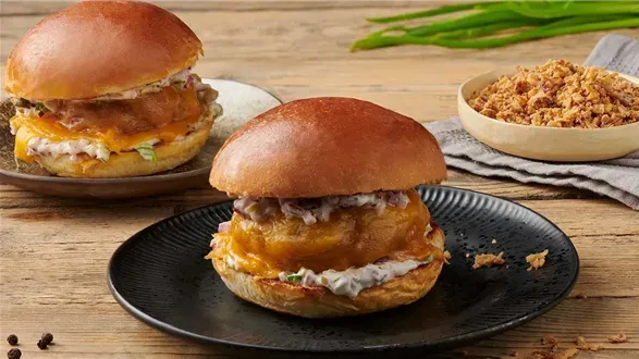 różne typy burgerów fast food