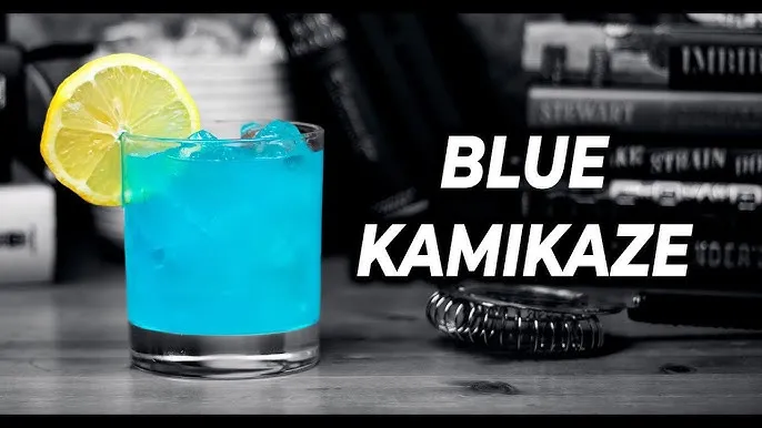 drink blue lagoon blue hawaiian kamikaze