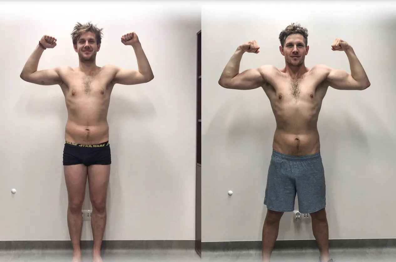 Metamorfoza po treningu personalnym