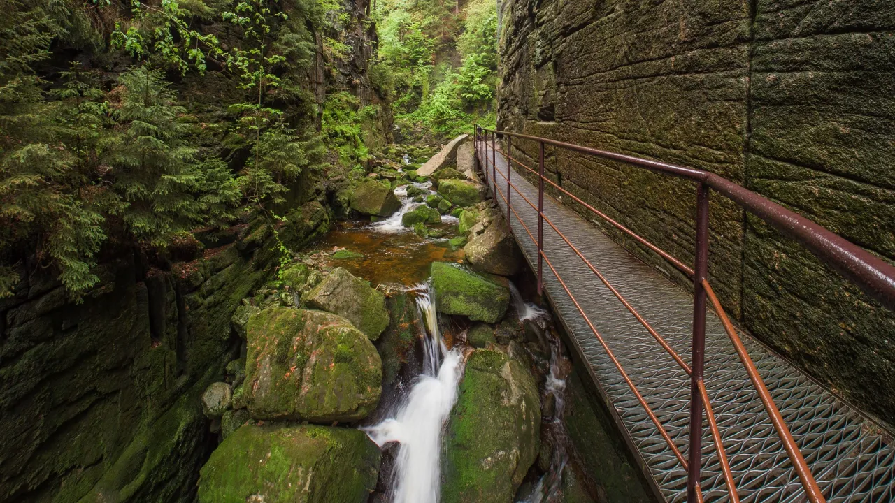 Karkonosze Śnieżka Wodospad Kamieńczyka