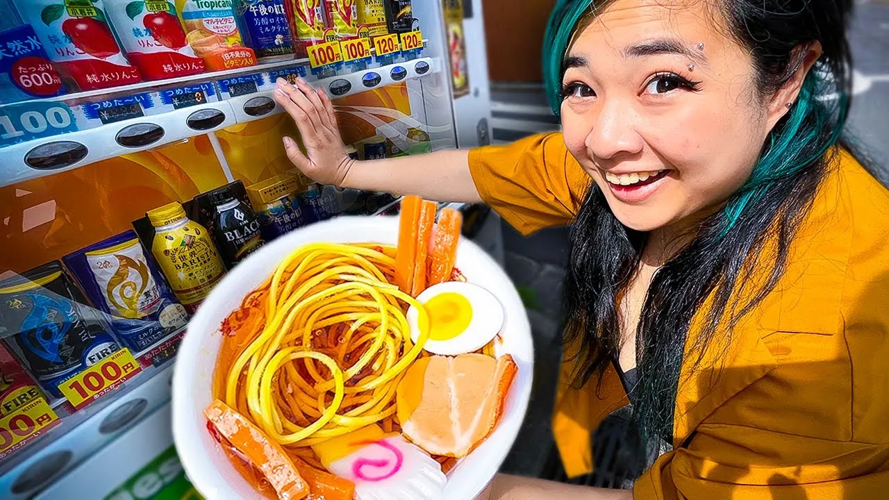 Japoński automat do zamawiania ramenu