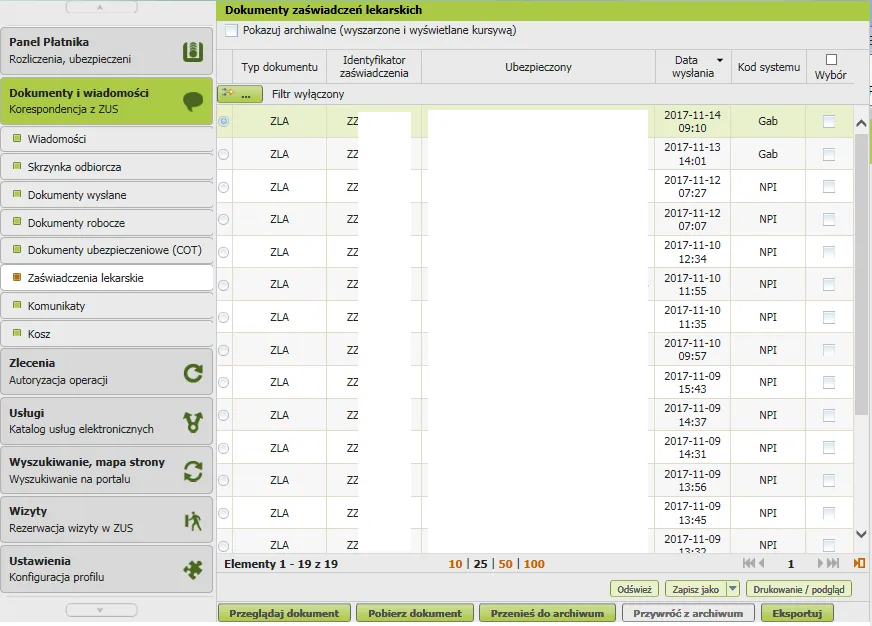 korekta zwolnienia lekarskiego