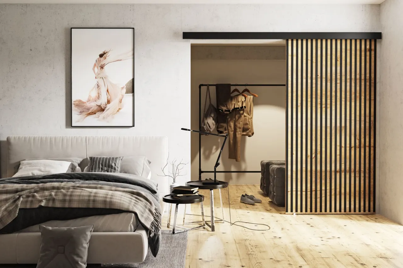 nowoczesne drzwi przesuwne do salonu