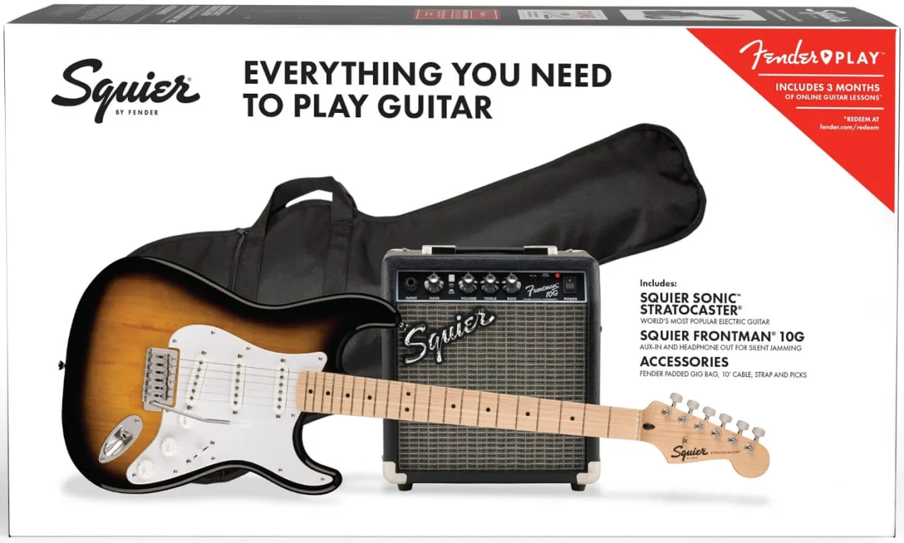 zestaw startowy gitara elektryczna