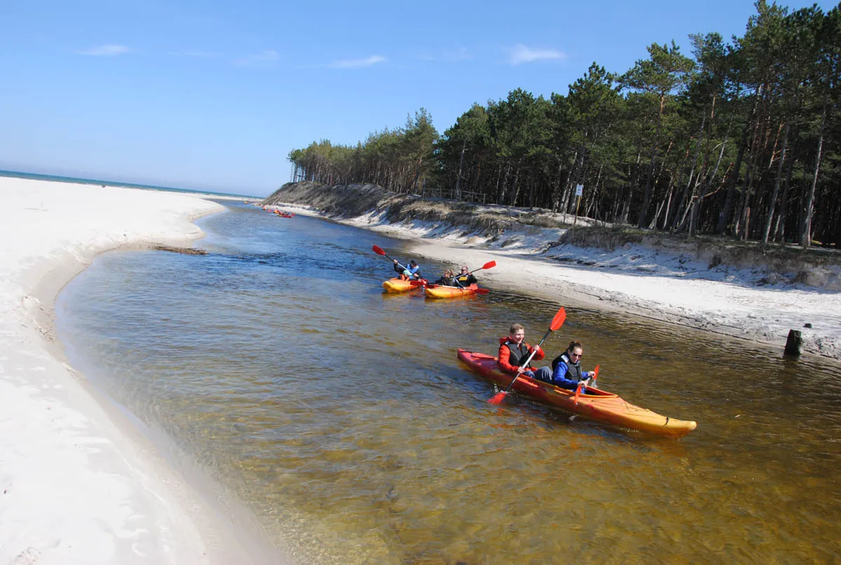 spływ kajakowy Piaśnica Dębki