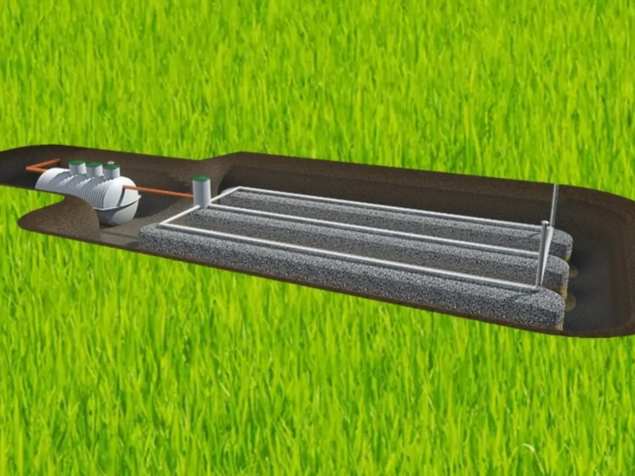 zatkany drenaż oczyszczalni ścieków