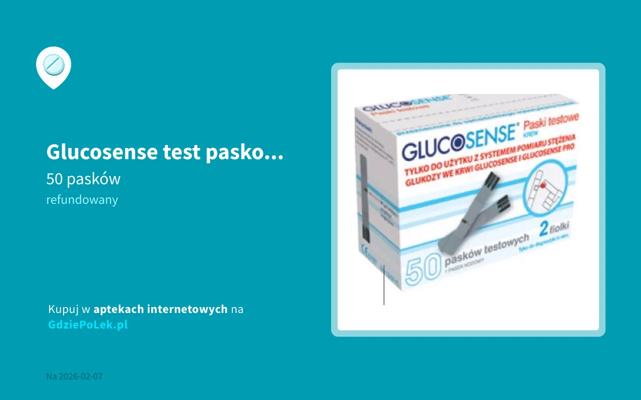paski do glukometru opakowanie cena ryczałtowa