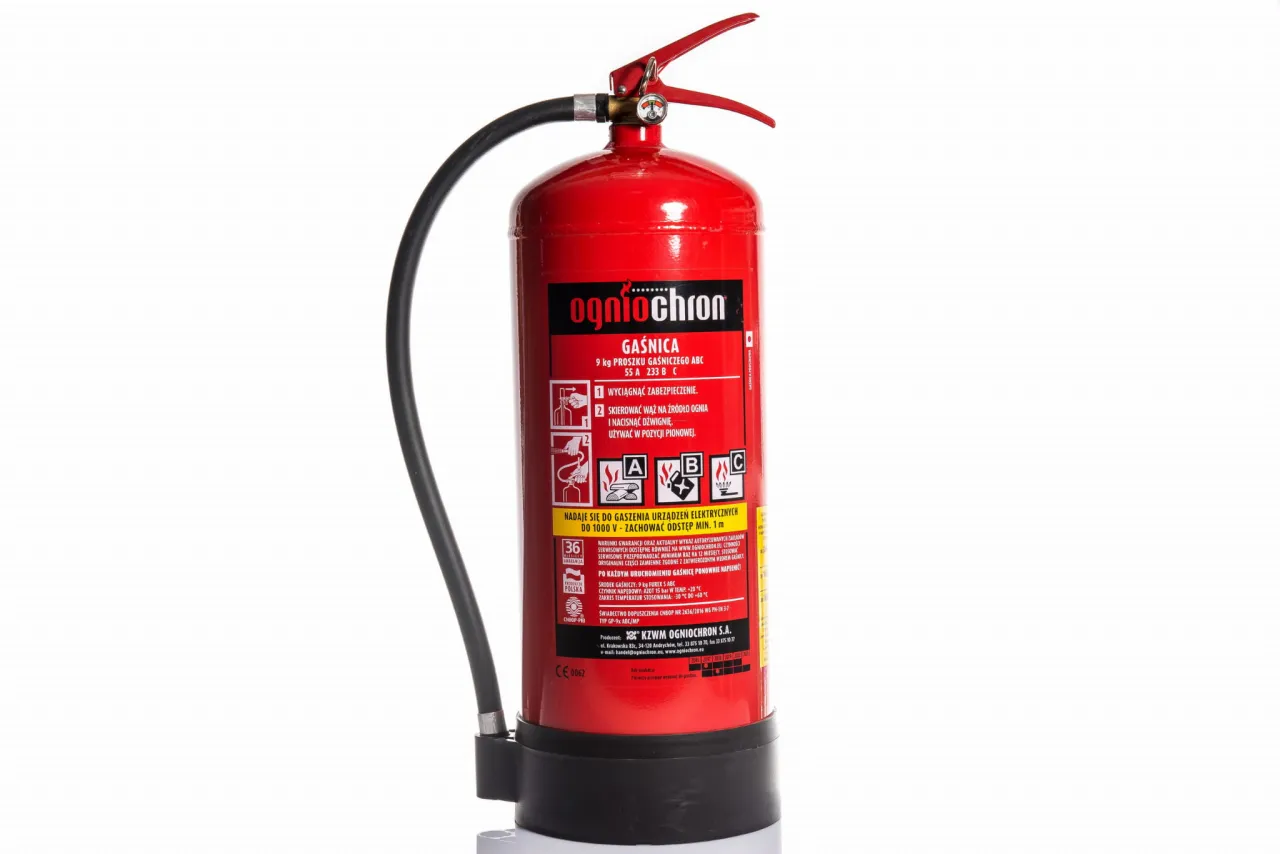 Gaśnica proszkowa zastosowanie