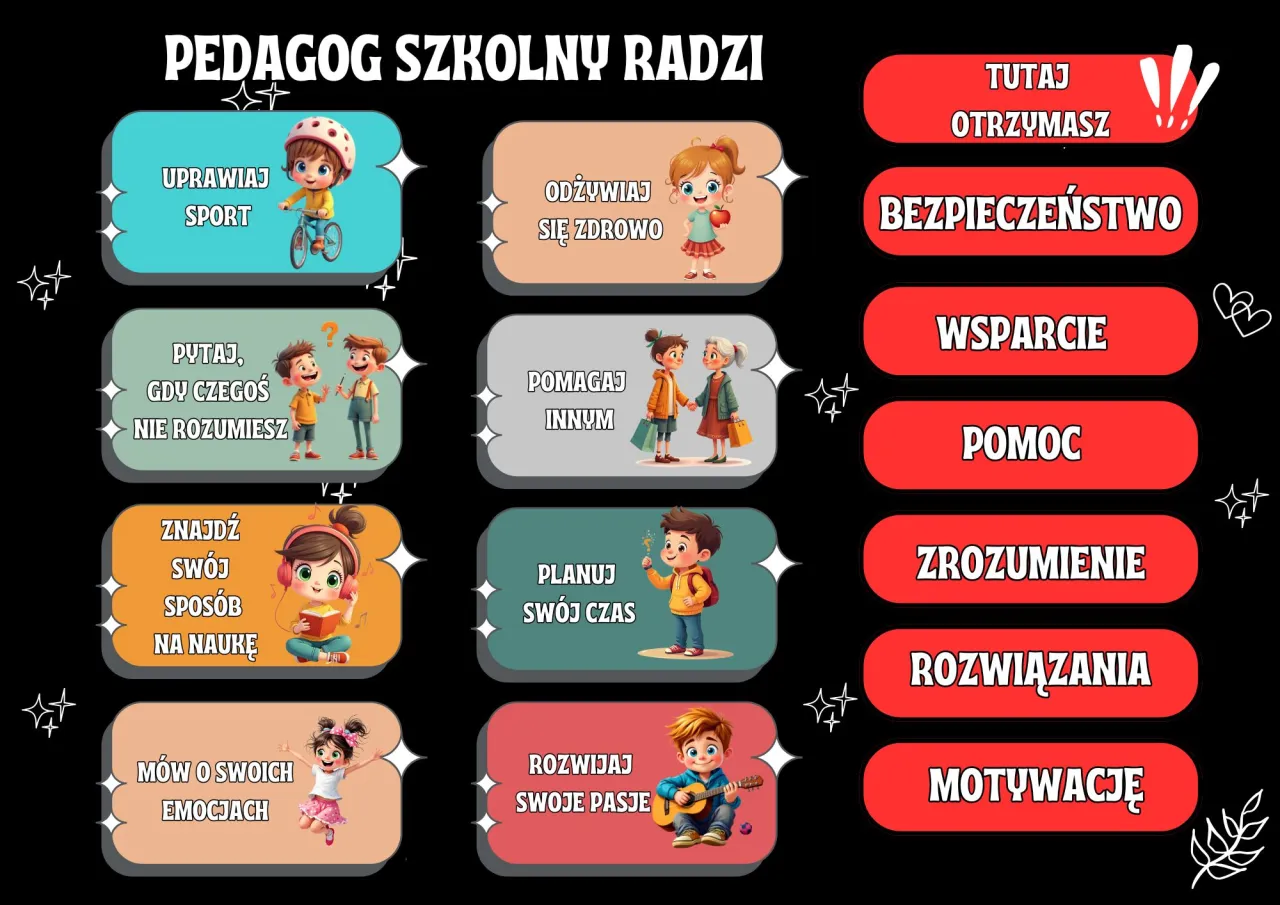 pedagog szkolny vs psycholog szkolny infografika