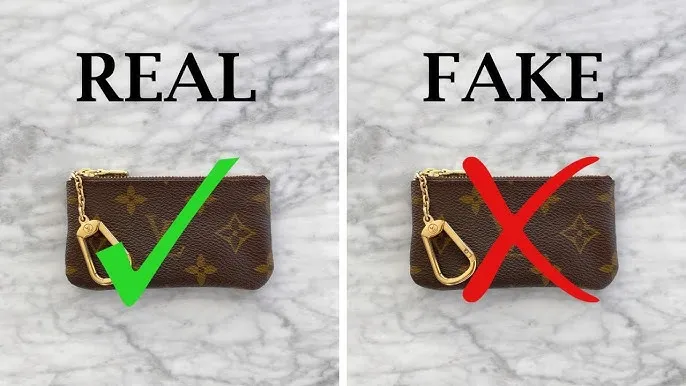 Louis Vuitton szwy okucia grawerowanie porównanie oryginał podróbka