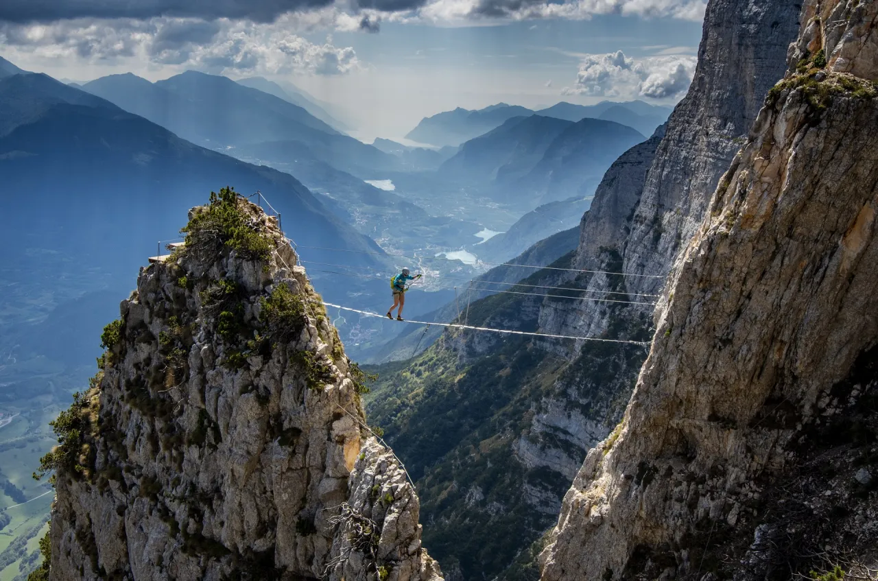 Widoki z via ferrata Dolomity