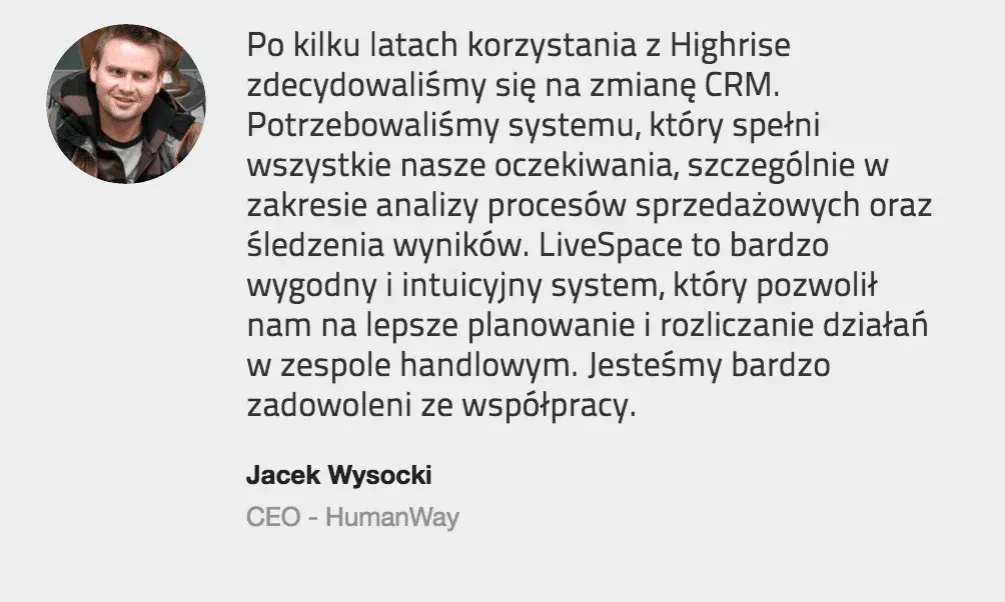 przykłady opinii klientów