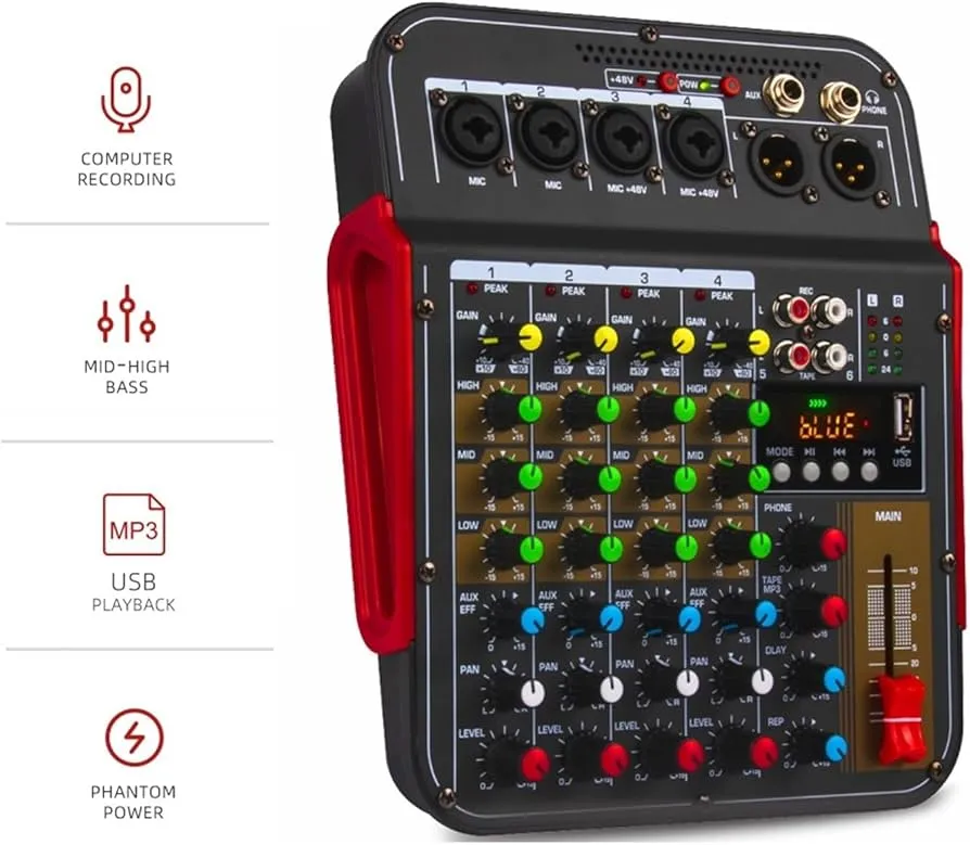 DJ miksujący muzykę na konsoli