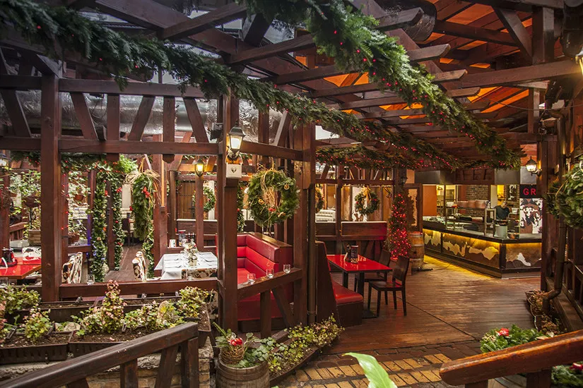 Grande Grill Krakow restauracja wnętrze Rynek Główny