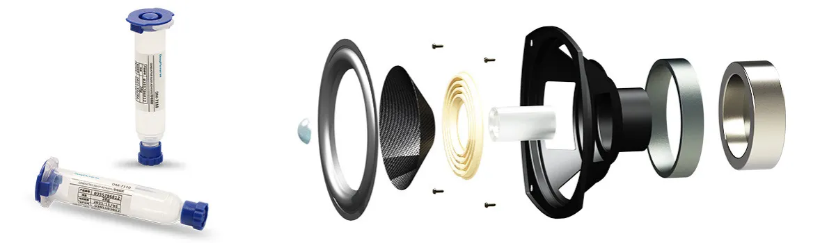 Różne rodzaje klejów do głośników