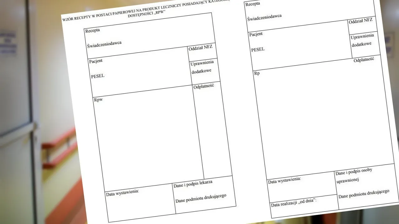 recepta papierowa wyjątki