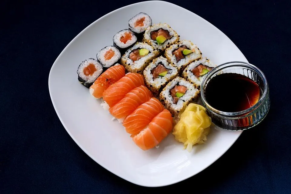 Ile sushi na osobę tabela infografika