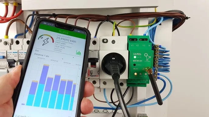 podłączanie mediów w mieszkaniu, liczniki prądu wody, router internetowy