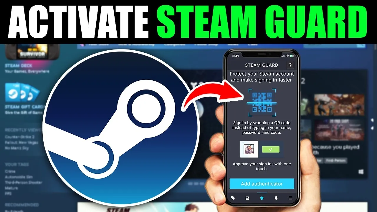 Aplikacja mobilna Steam Guard aktywacja