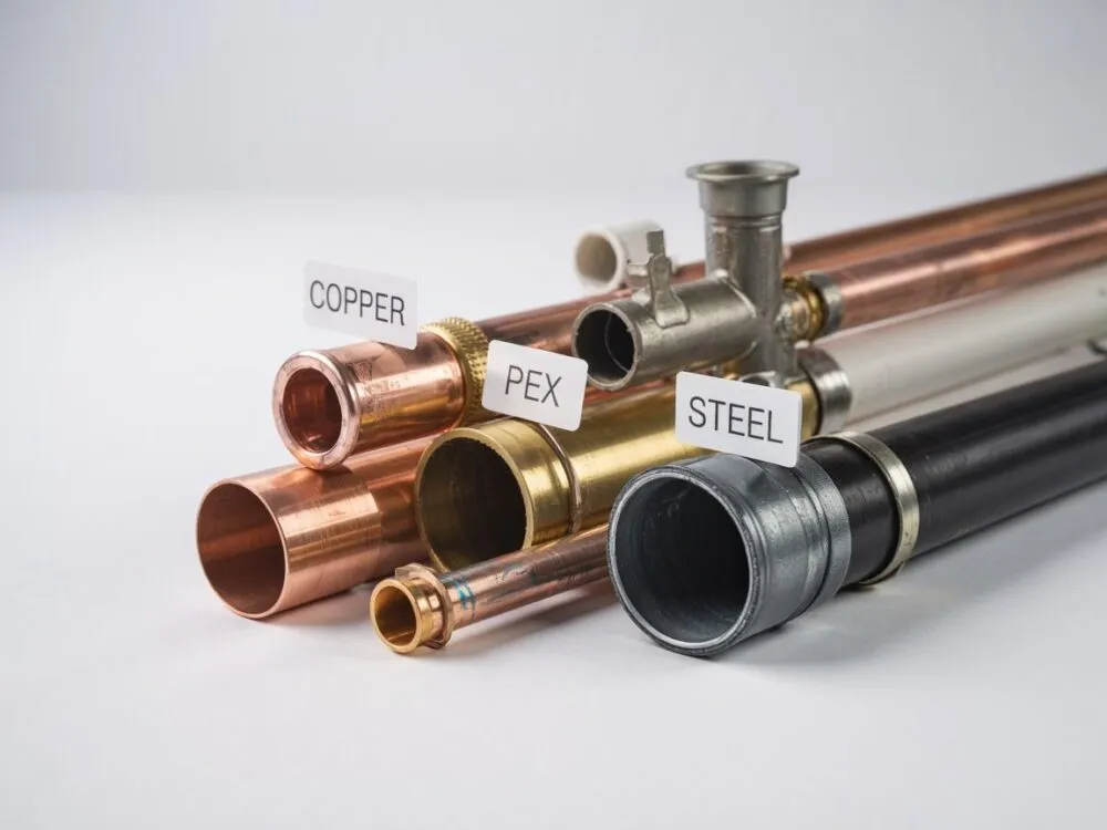 rodzaje rur do centralnego ogrzewania PEX miedziane stalowe