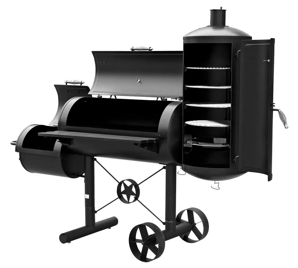 rodzaje grilli z wędzarnią murowany metalowy