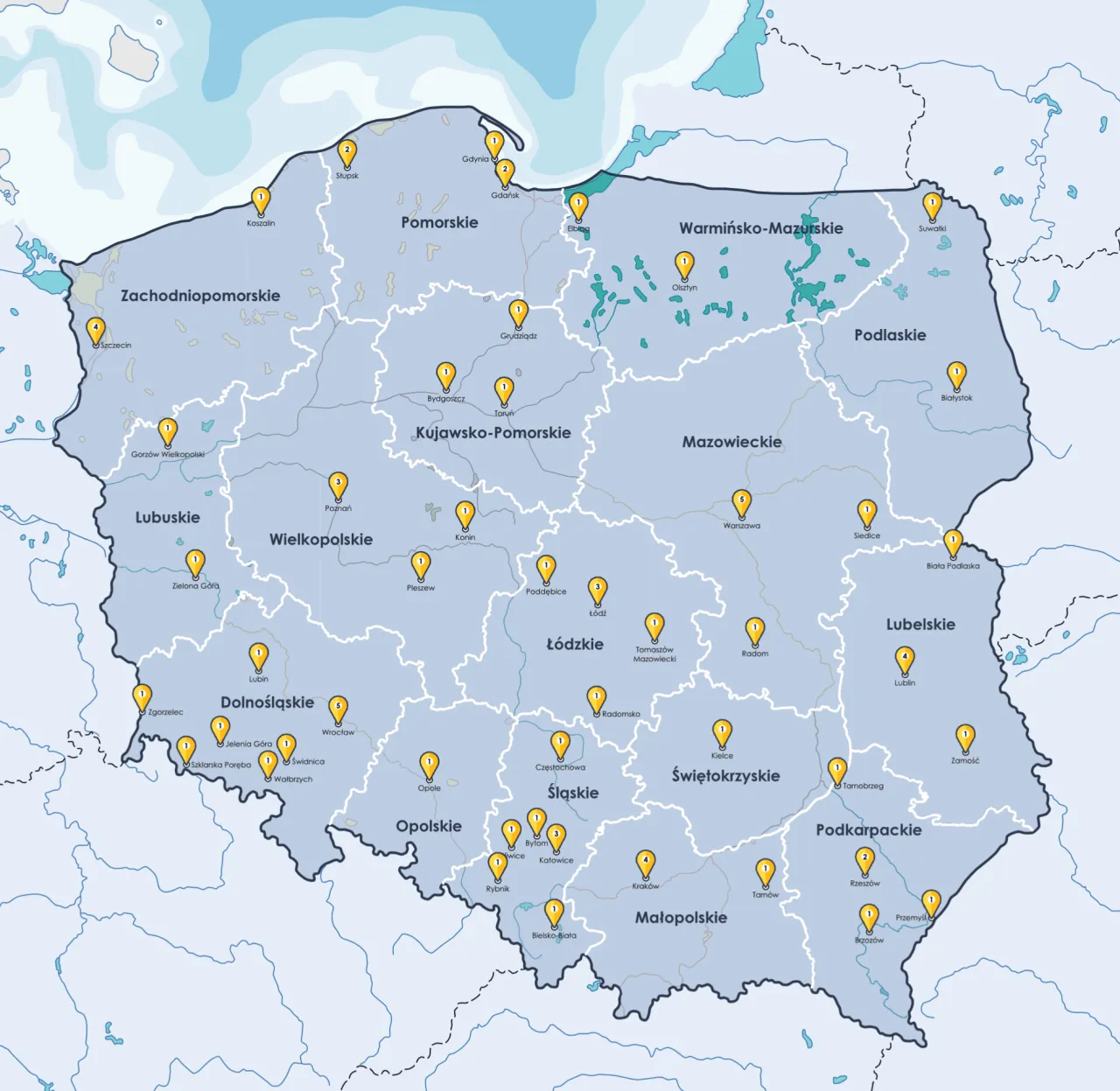 mapa drogowskazy rehabilitacja NFZ
