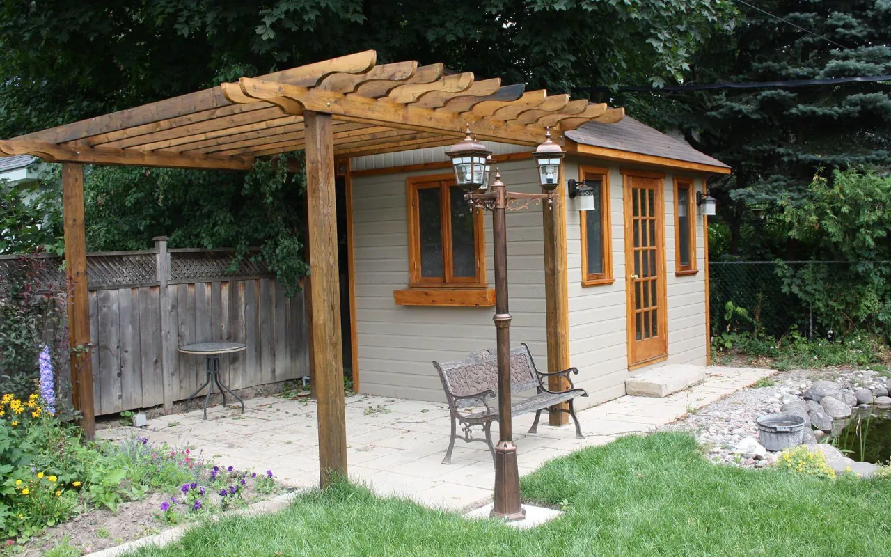 altana na działce ROD wymiary