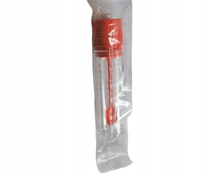 Jałowe pojemniki na kał z łopatką