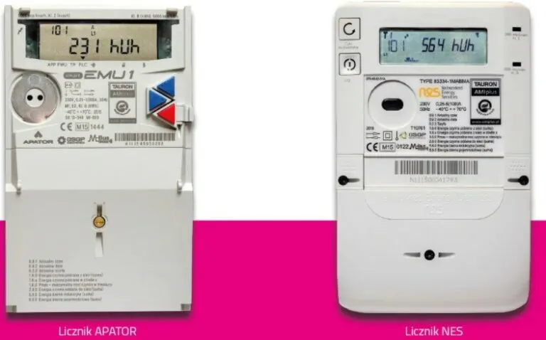R&oacute;żne typy licznik&oacute;w energii elektrycznej Tauron