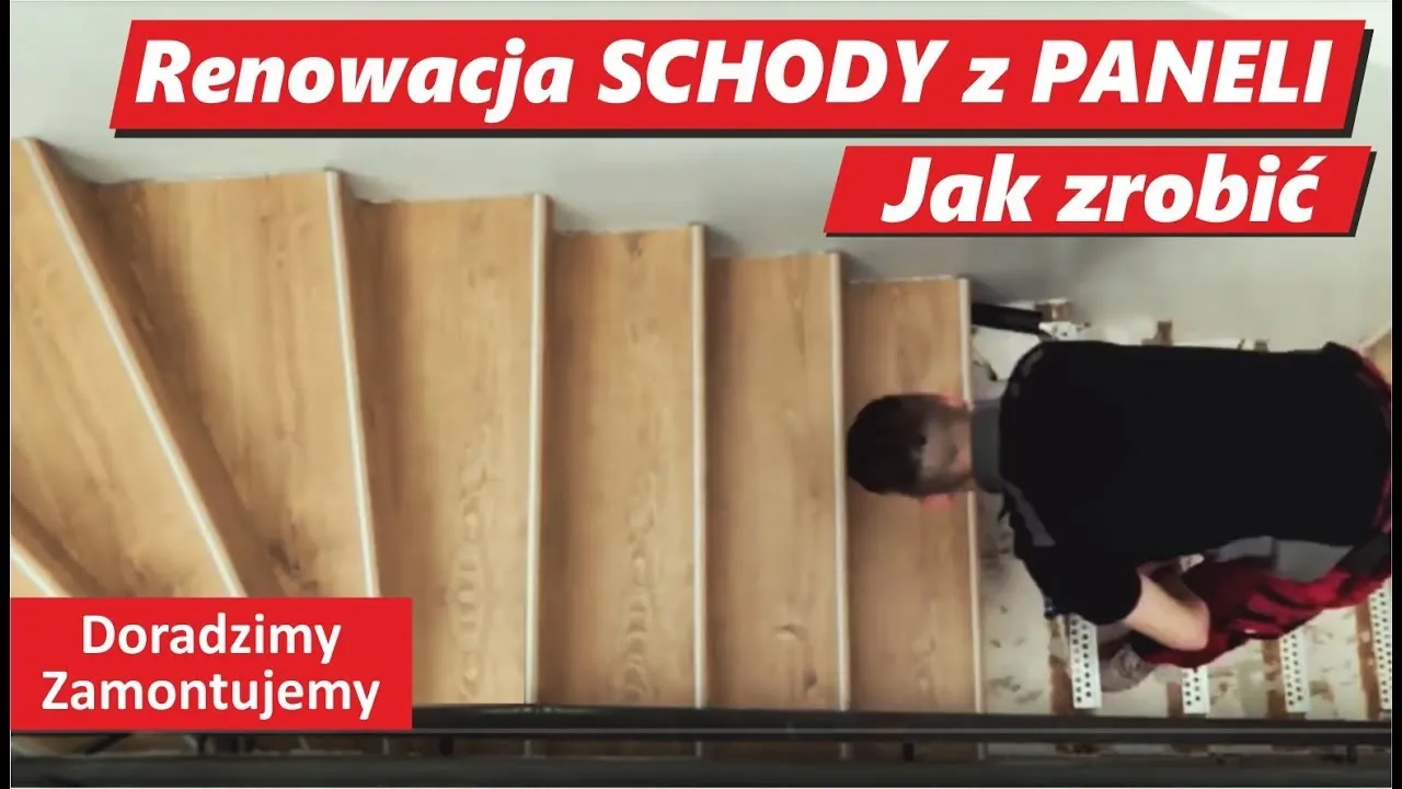 przygotowanie schodów pod panele betonowe drewniane