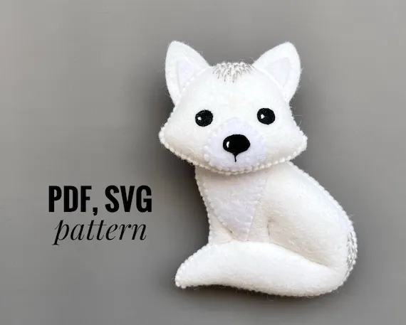 materiały do stroju liska filc polar